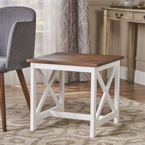 End Tables White Wood